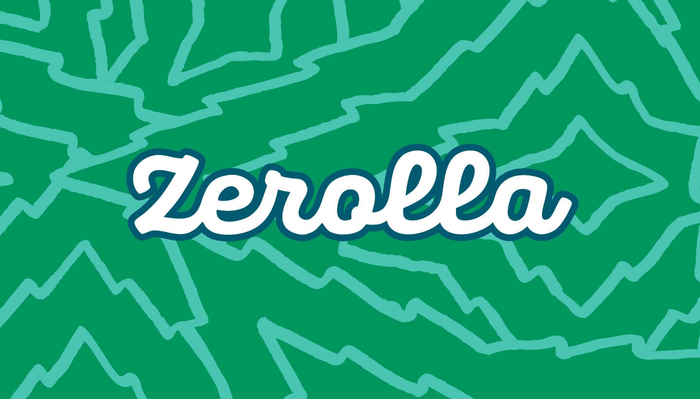 Zerolla green brand artwork